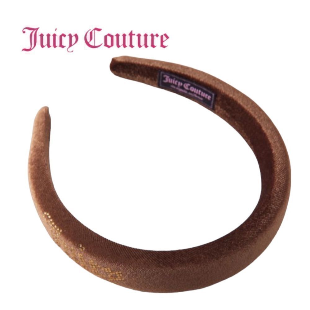 NEW Juicy Couture Women's Brown Rhinestone Headband